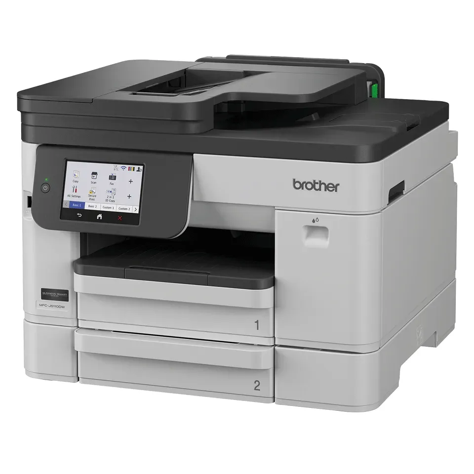 Brother MFC-J5110DW – inkoustová multifunkce A4 4 v 1 s faxem, oboustranný tisk i sken, 2 zásobníky, Ethernet a Wi-Fi