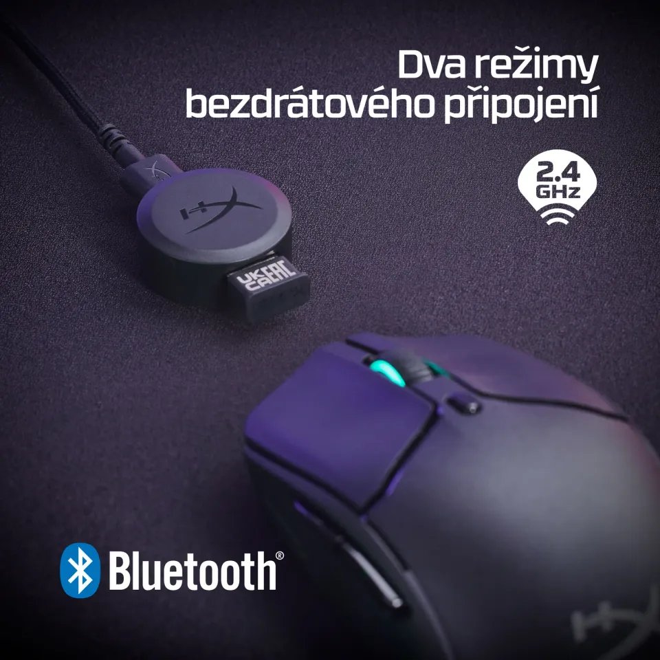 HyperX Pulsefire Haste White Wireless Gaming Mouse 2 - Myš