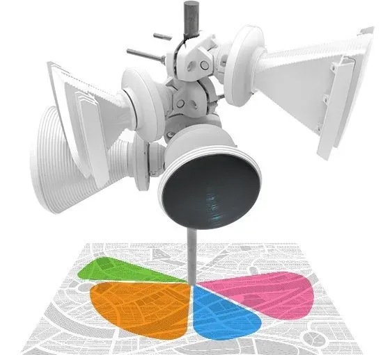 UBIQUITI PrismAP-5-30 (Horn-5-30) Symetrická sektorová 5GHz anténa, 19dBi, 30°