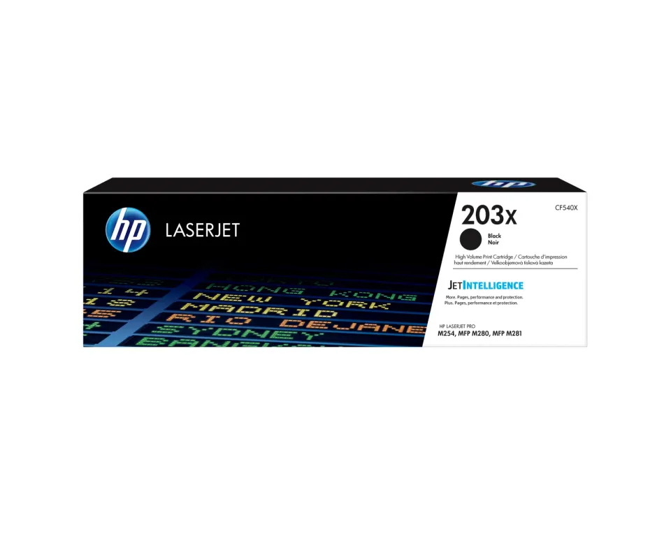 HP 203X High Yield Black Orig. LJ Cartridge,CF540X