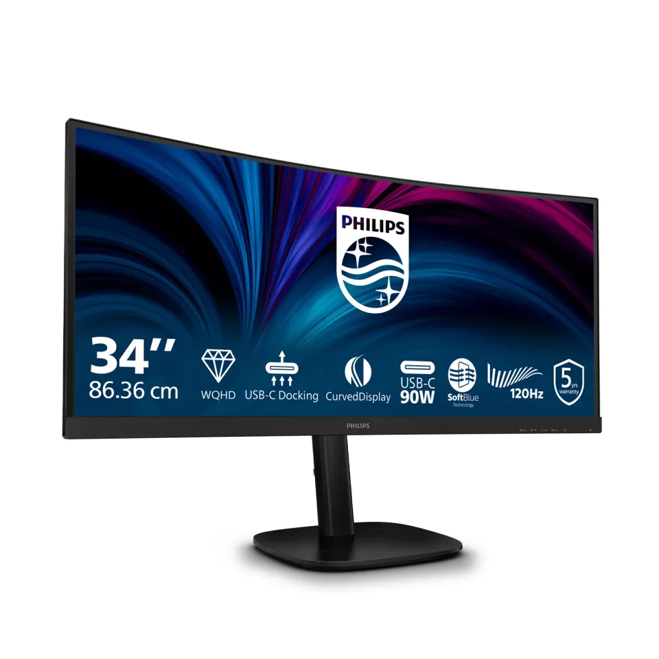 Philips LCD 34B2U3600C 34" zakřivený VA/3440x1440@120Hz/4ms/300cd/HDMI/DP/4xUSB/
