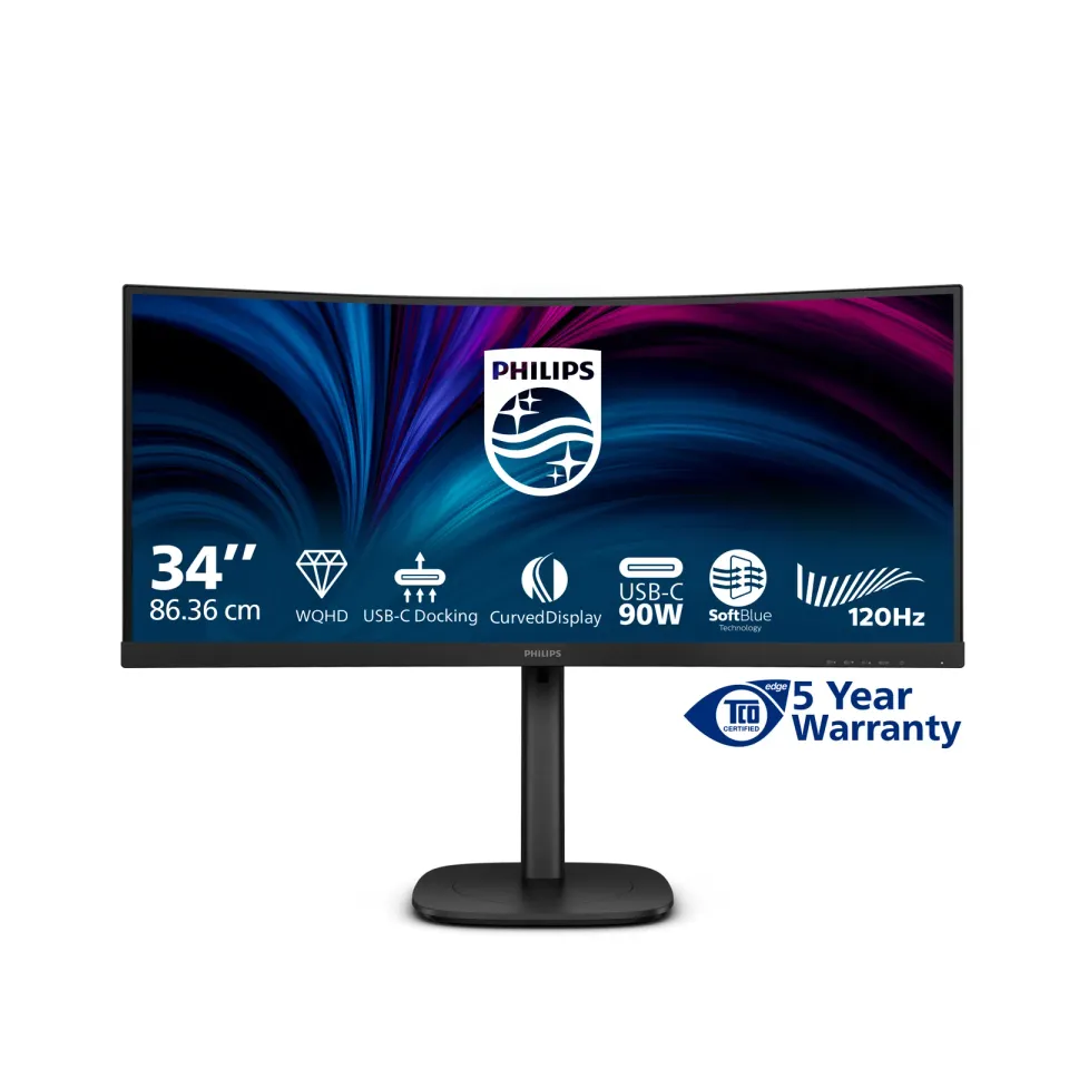 Philips LCD 34B2U3600C 34" zakřivený VA/3440x1440@120Hz/4ms/300cd/HDMI/DP/4xUSB/