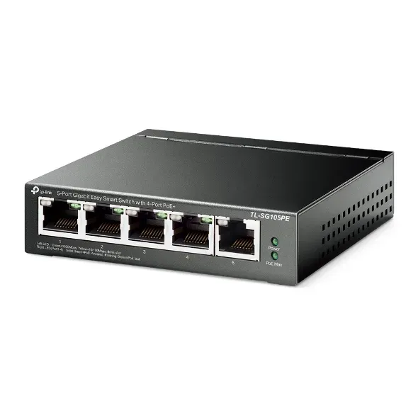 TP-LINK TL-SG105PE 5-Port Gigabit Easy Smart Switch
