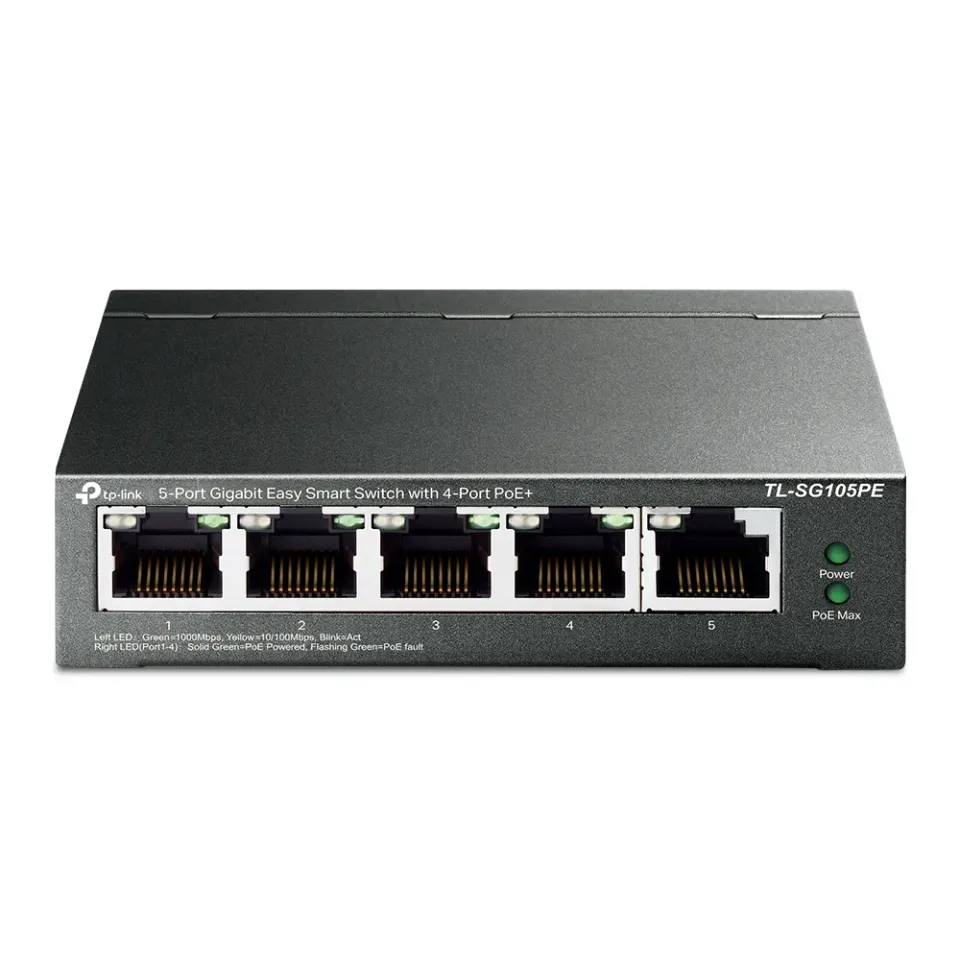 TP-LINK TL-SG105PE 5-Port Gigabit Easy Smart Switch