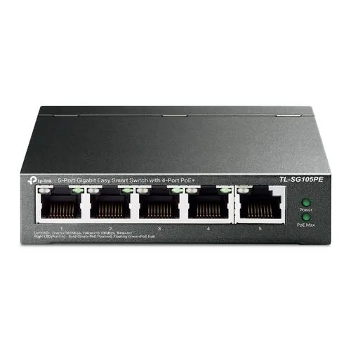 TP-LINK TL-SG105PE 5-Port Gigabit Easy Smart Switch
