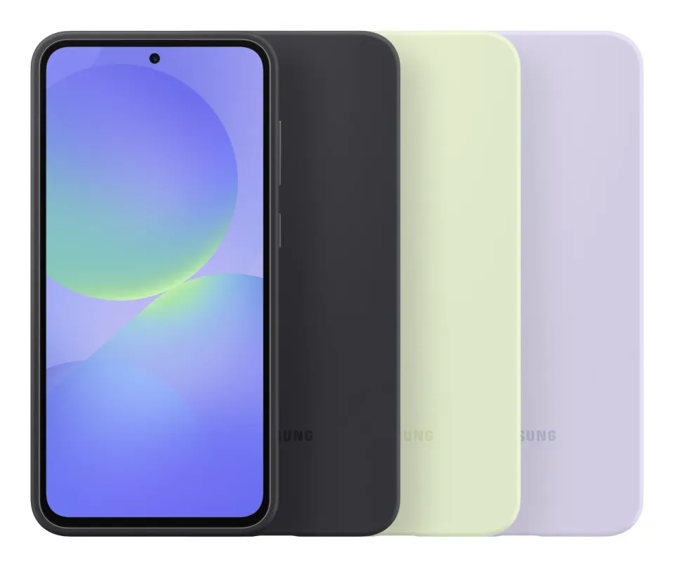 Samsung Silikonový zadní kryt pro Galaxy A36 Black