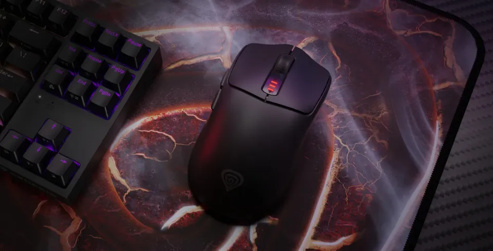 Herní myš Genesis ZIRCON 500 G2/Herní/Optická/10 000 DPI/USB+BT/Černá