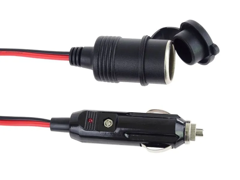 PremiumCord Prodlužka zapalovače do auta, délka 2m, 12V, 10A