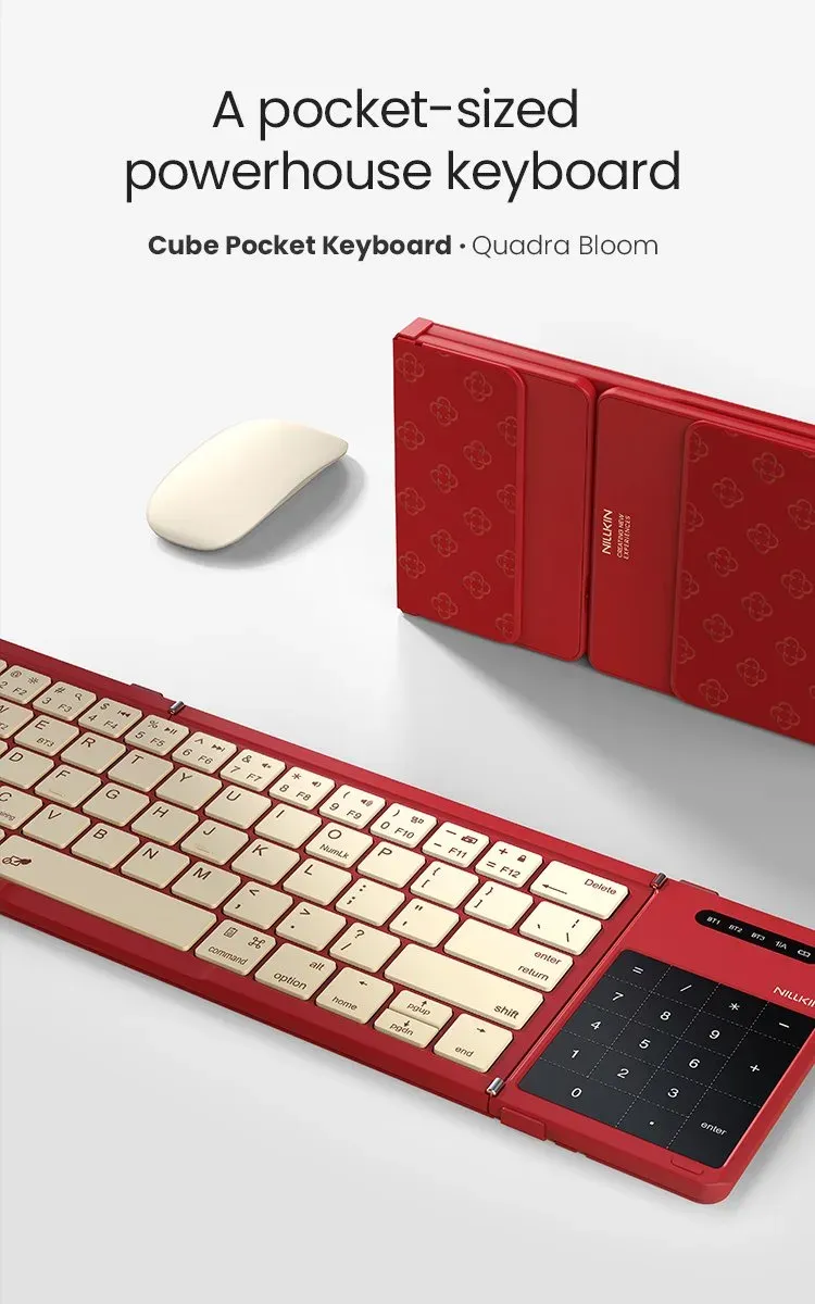 Nillkin Cube Kapesní Klávesnice Red