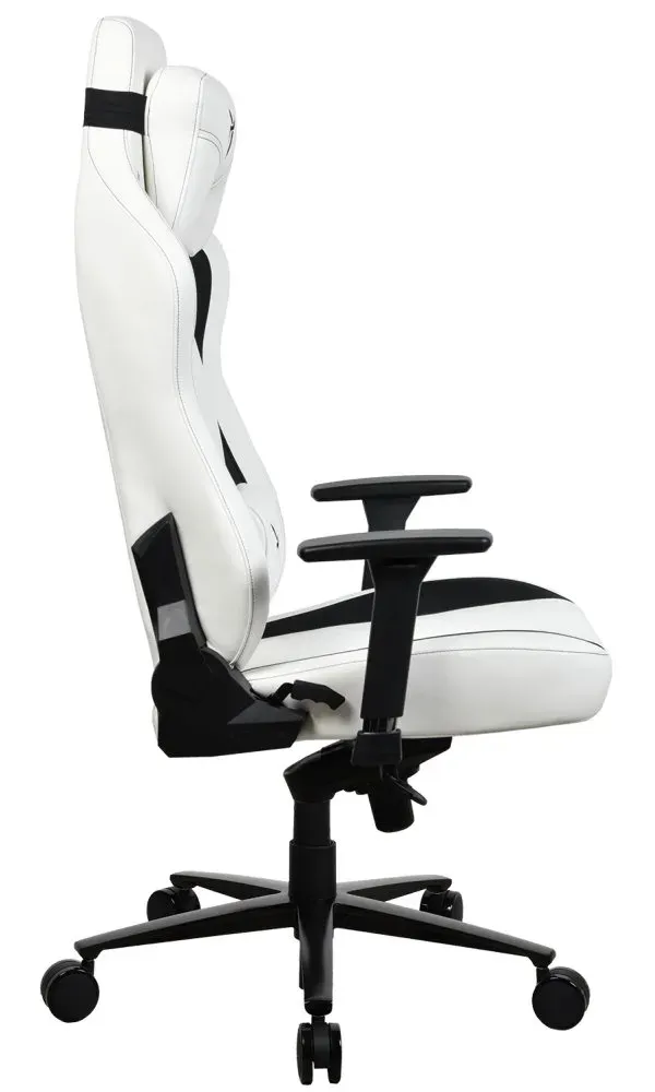 AROZZI herní židle VERNAZZA XL SoftPU White/ povrch polyuretan/ bílá