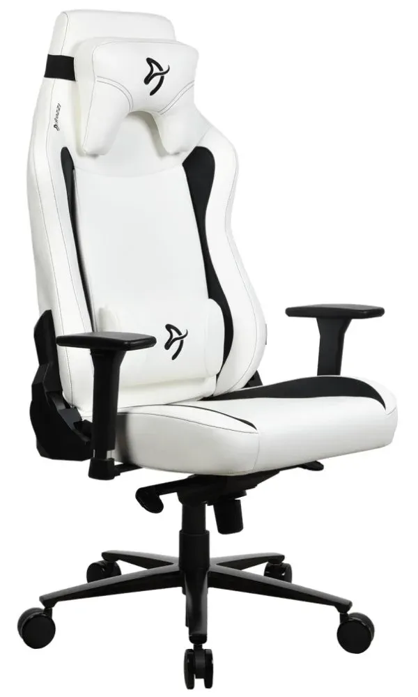 AROZZI herní židle VERNAZZA XL SoftPU White/ povrch polyuretan/ bílá