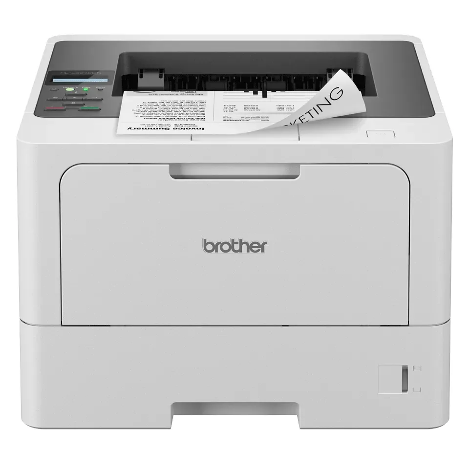 Brother HL-L5210DN – černobílá laserová tiskárna A4, 48 str./min, oboustranný tisk, gigabitový Ethernet a USB