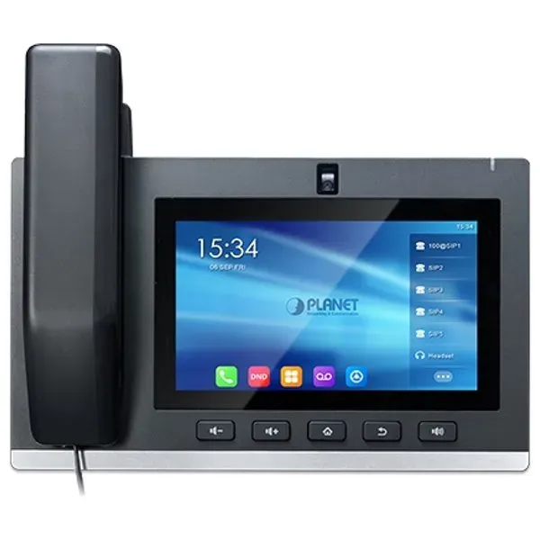 Planet ICF-2000 Smart Android SIP videotelefon, 7" dotykový LCD, Android OS 9.0, PoE, WiFi, H.264, HD audio