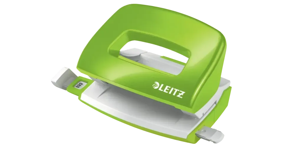 LEITZ Mini děrovačka NeXXt 5060, zelená