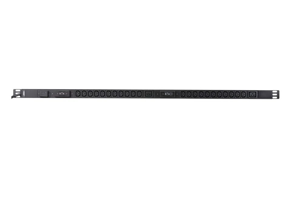 Aten PE0324S 0U Basic PDU mit Überspannungsschutz 32A Stromkabel 1,6m IEC60309