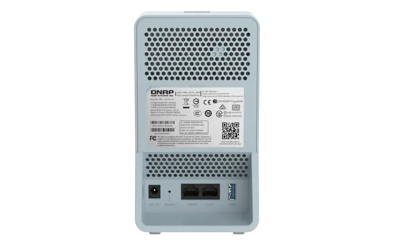 QNAP třípásmový Wi-Fi SD-WAN Mesh router QMiro-201W (2xGbE / 1xUSB 3.2 / Bluetooth / 4 int. antény)