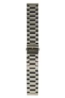 Garett univerzální řemínek 22 mm, stříbrný kovový, typ Solid
