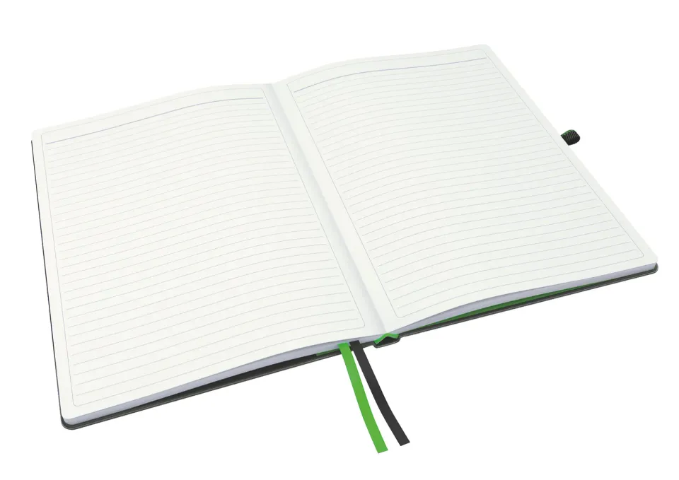 LEITZ Zápisník Complete, A4, linka, černá