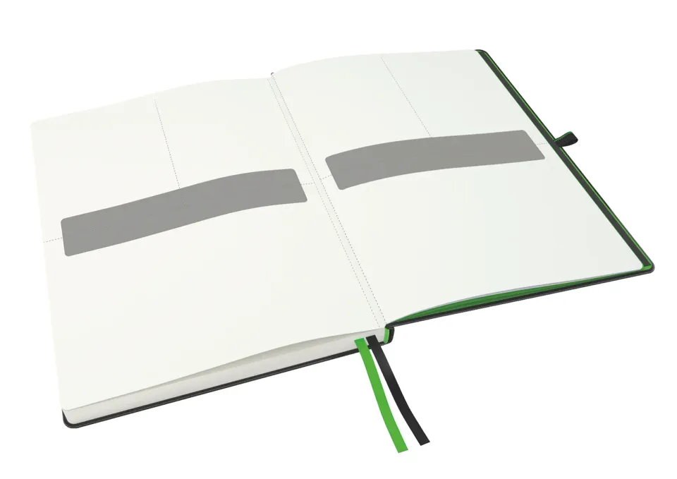 LEITZ Zápisník Complete, A4, linka, černá