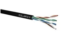 Instalační kabel Solarix venkovní gelový UTP, Cat5E, drát, PE, box 305m SXKD-5E-UTP-PEG