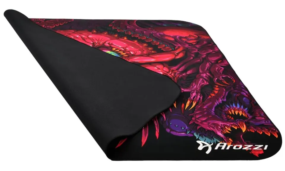AROZZI Zona Quattro Crawling Chaos/ ochranná podložka na podlahu/ 116 x 116 cm/ dračí design