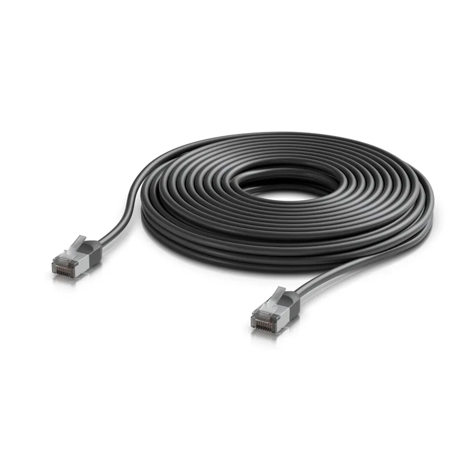 Ubiquiti UACC-Cable-Patch-Outdoor-C6A-12M-BK, UniFi Premium Patch Cable Outdoor, 12m, černá