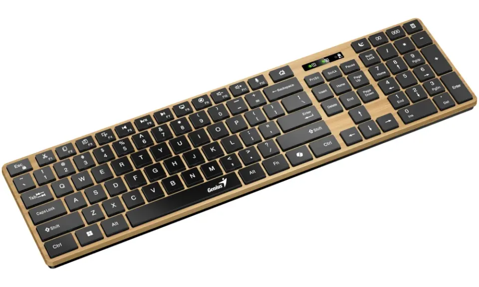 Genius Slimstar 7250BT Klávesnice, bezdrátová, Bluetooth 5.0 + 2,4GHz USB přijím