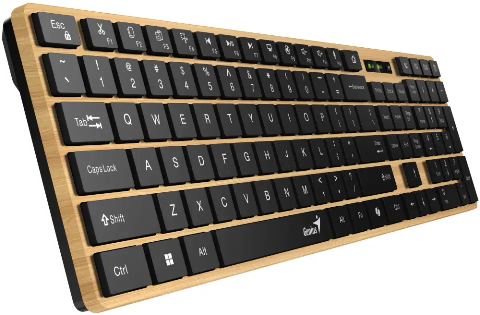 Genius Slimstar 7250BT Klávesnice, bezdrátová, Bluetooth 5.0 + 2,4GHz USB přijím