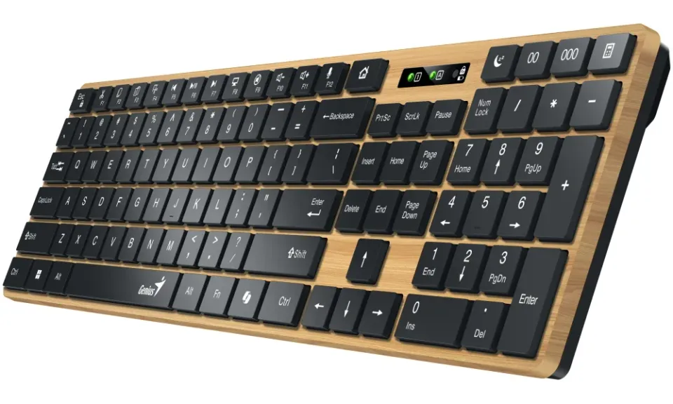 Genius Slimstar 7250BT Klávesnice, bezdrátová, Bluetooth 5.0 + 2,4GHz USB přijím