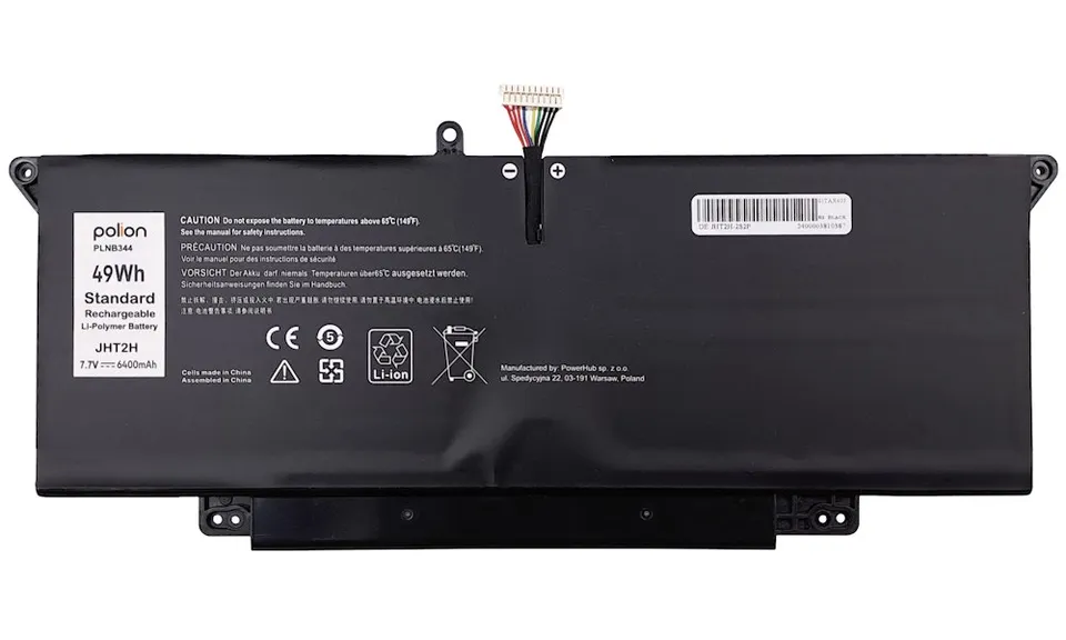 TRX Baterie Polion JHT2H pro notebooky DELL 451-BCPW Latitude 14 7310 7410 - 6400mAh 49Wh /neoriginální