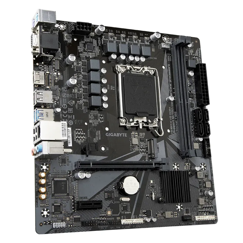 GIGABYTE MB Sc LGA1700 H610M H V2 DDR4, Intel H610, 2xDDR4, 1xVGA, 1xHDMI, D-Su