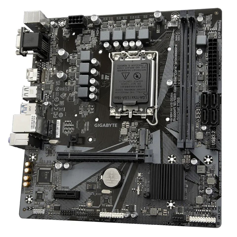 GIGABYTE MB Sc LGA1700 H610M H V2 DDR4, Intel H610, 2xDDR4, 1xVGA, 1xHDMI, D-Su