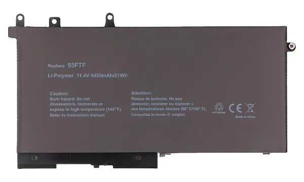 2-Power Dell Latitude E5480 Baterie do Laptopu ( 93FTF D4CMT alternative ) 3 ?lá