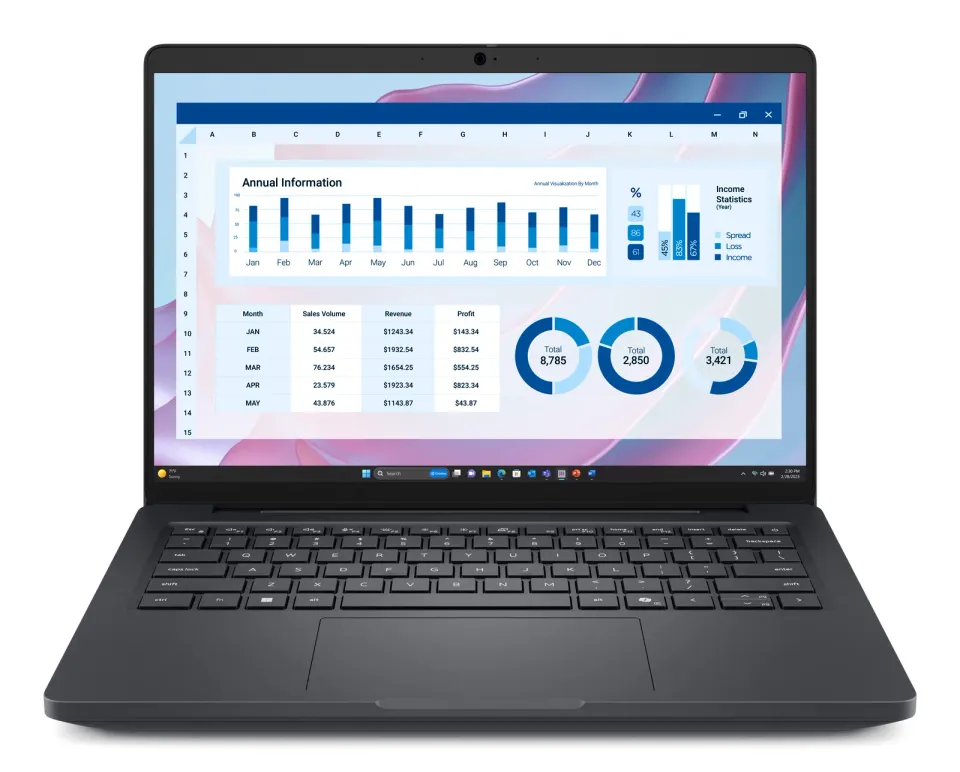 DELL Pro Max 14 MC14255/ AMD Ryzen AI 7 PRO 350/ 16GB/ 512GB SSD/ 14" FHD+/ FPR/ W11Pro/ 3Y PS on-site/ bez adaptéru