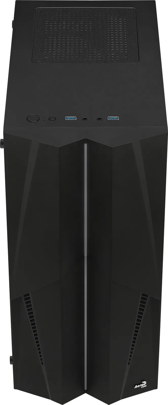 AEROCOOL skříň Mecha, Mid tower, 2x USB 3.0, 2x audio, bez zdroje