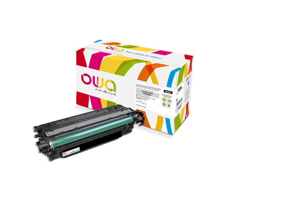 OWA Armor toner kompatibilní s HP CE250X, 10500st, černá/black