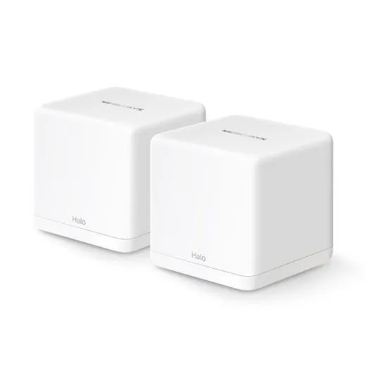 TP-Link WiFi router Mercusys Halo H60X(2-pack) WiFi 6, AX1500, 3x GLAN2,4/5 GHz
