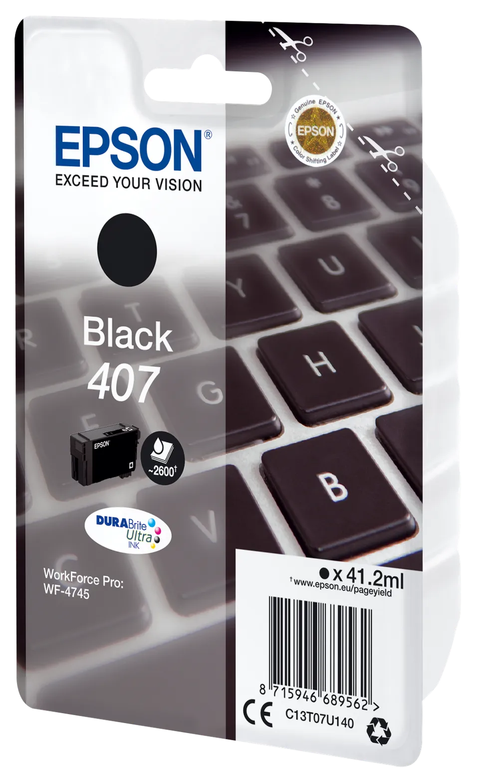 EPSON cartridge T07U1 black (klávesnice)