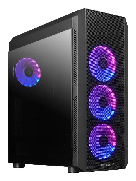 CHIEFTEC MidT Scorpion 4 GL-04B-OP / ATX / 2x USB3.0 / 1x USB2.0 / 4x120mm fan / ARGB/ průhledná bočnice / černá
