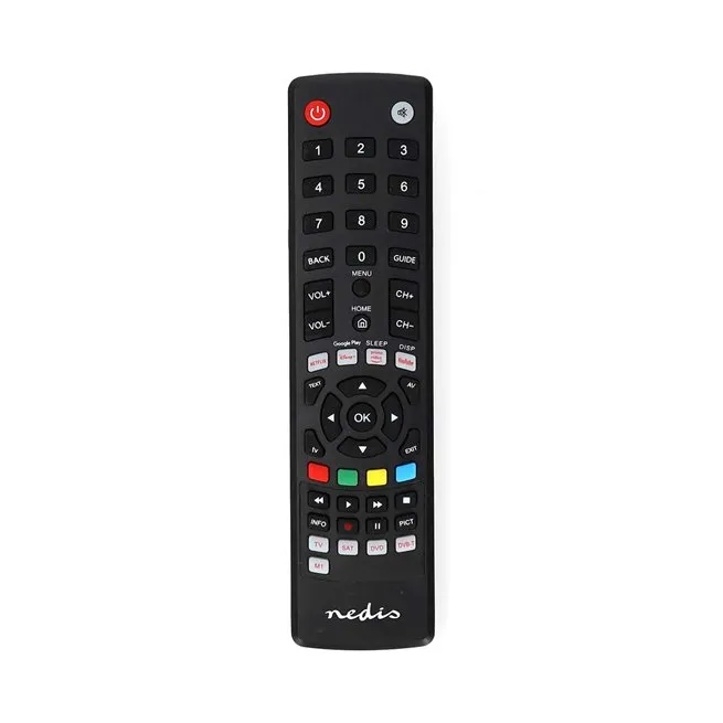 Nedis TVRC2340BK - Univerzální dálkový ovladač | Předem naprogramovaný | Ovládán