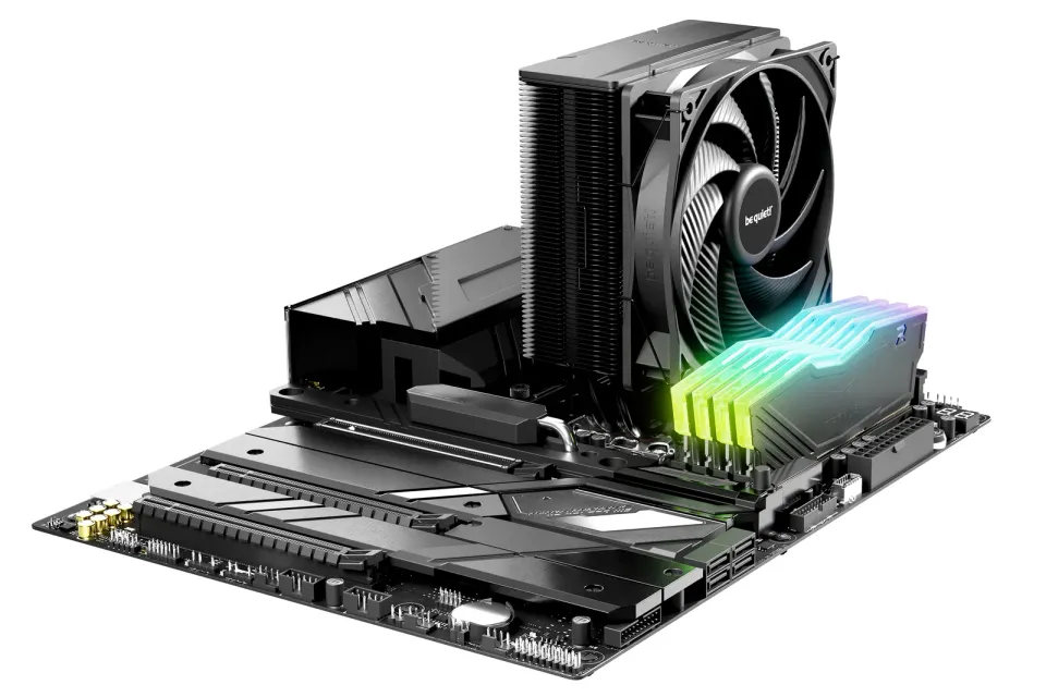 Be quiet! chladič CPU PURE ROCK 3 Black / 120mm PWM fan / 4x heatpipe / černý