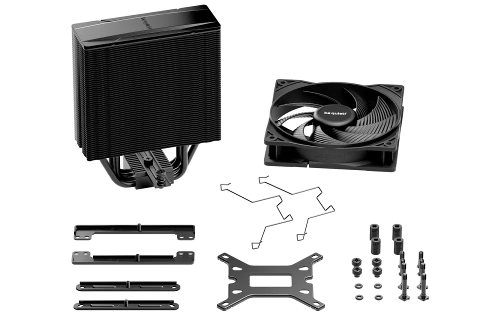 Be quiet! chladič CPU PURE ROCK 3 Black / 120mm PWM fan / 4x heatpipe / černý