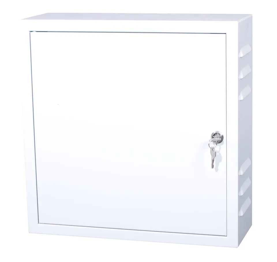 Masterlan nástěnná rozvodná skříň 400x400x140, plechová, uzamykatelná, s ventilací