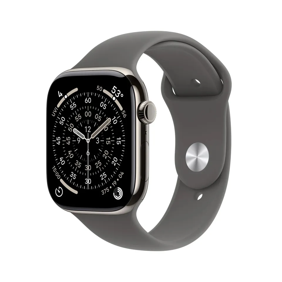 Apple Watch S11 Cell/46/Sport Band/Stone Grey (MFCW4WF/A)