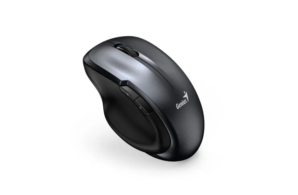 GENIUS myš Ergo 8200S Wireless tichá,1200dpi, kovově šedá