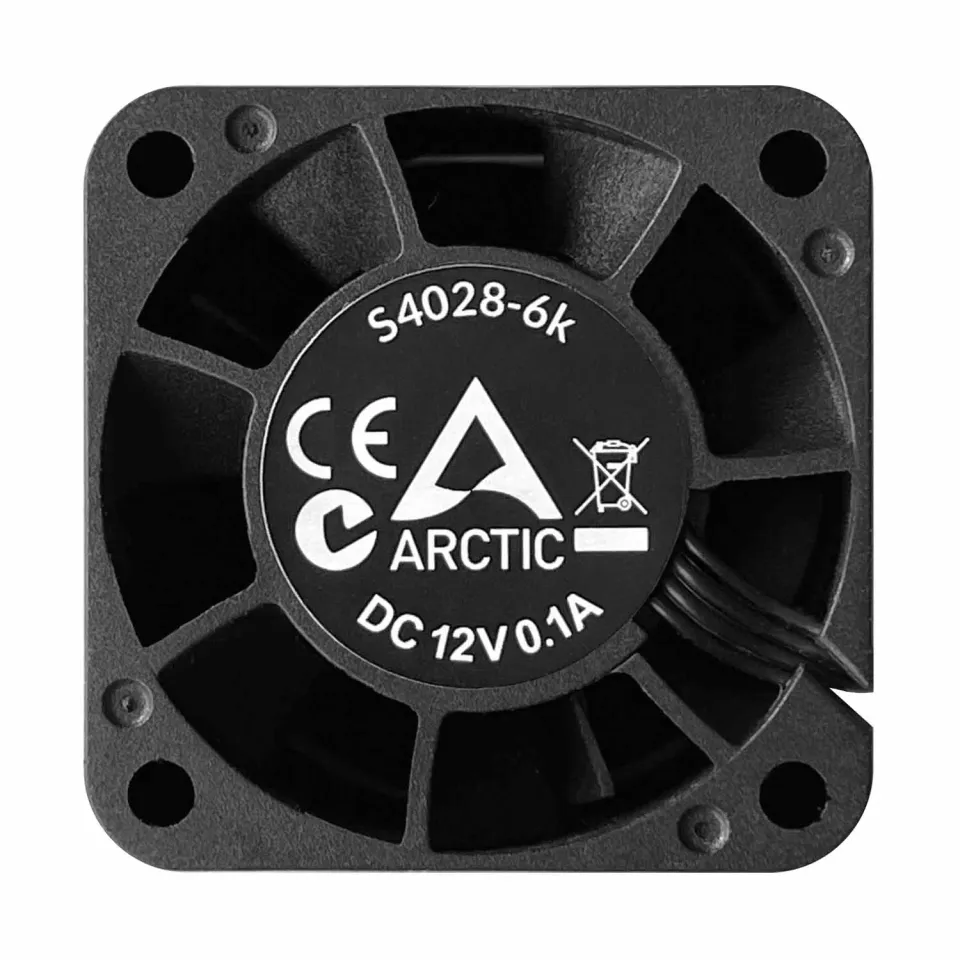 ARCTIC S4028-6K 40x28mm DC Fan for server application - 6000 RPM - Dual Ball Bearing (Pack of 5pcs)