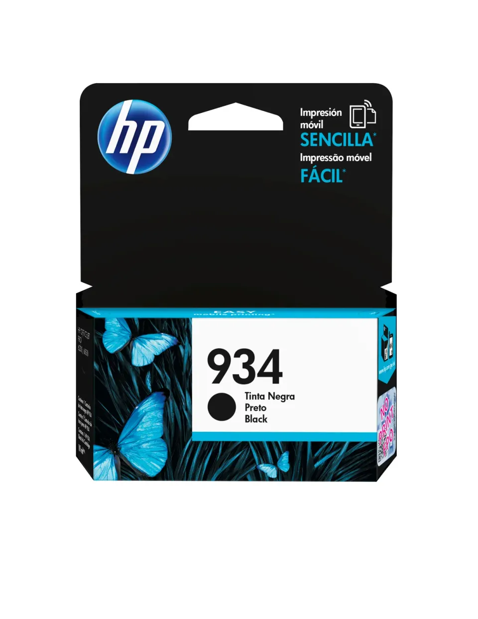 HP C2P19AE originální černá náplň č.934 černá malá cca 400 stran (pro HP OfficeJet 6830, 6820, 6220, 6230)