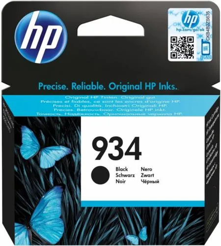 HP C2P19AE originální černá náplň č.934 černá malá cca 400 stran (pro HP OfficeJet 6830, 6820, 6220, 6230)