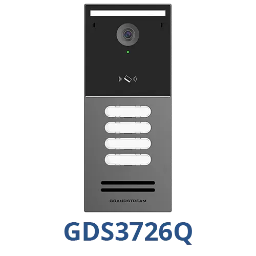 Grandstream GDS3726Q dveřní video interkom,4x tlačítko, IC a ID karty, NFC, Bluetooth, IP66, IK10