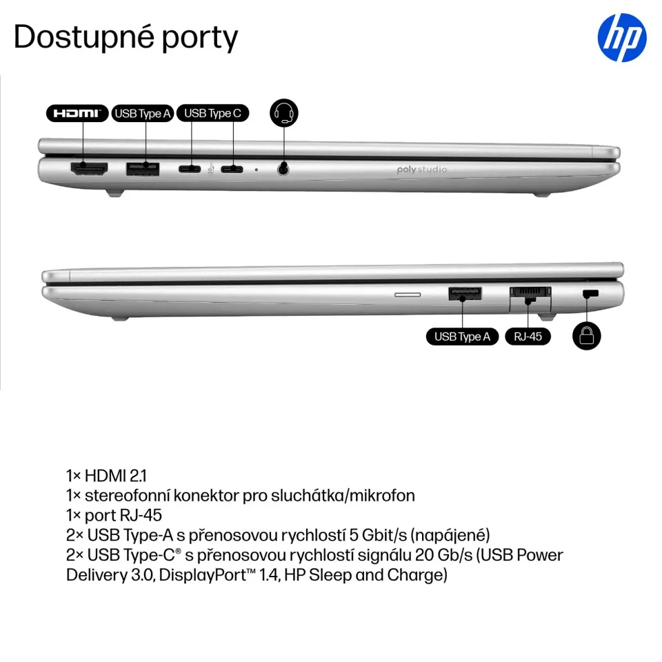 HP NTB ProBook 4 G1i 14" U5-225U WUXGA 300FHD, 1x16GB, 512GB, WiFi6E, BT, backlit keyb, Win11Pro, 3y PUR